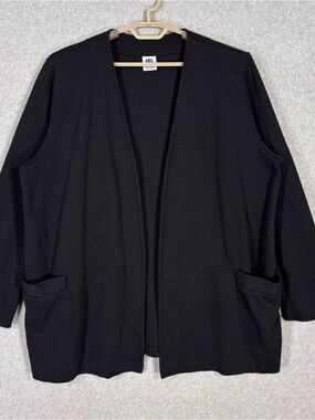Weekenders Simply Great Open Cardigan 2X w/Pockets
